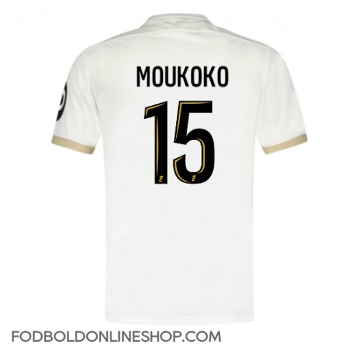 OGC Nice Youssoufa Moukoko #15 Udebanetrøje 2024-25 Kortærmet